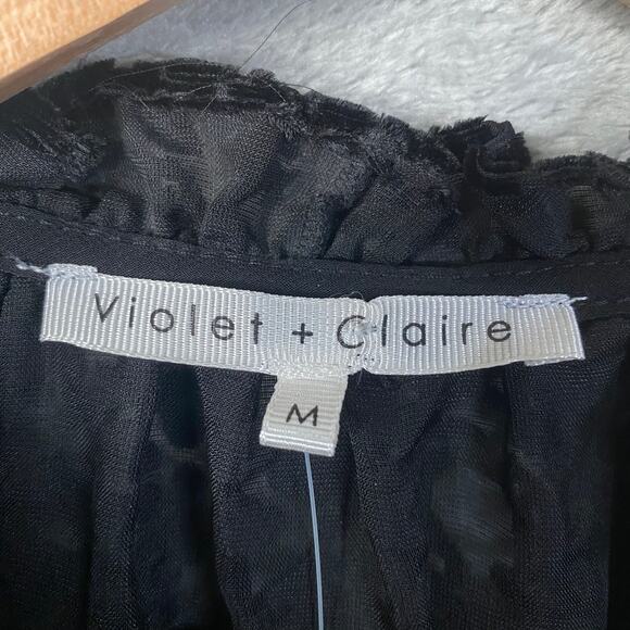 Whimsigoth Velvet Burnout Top Medium Paisley Indie Fairy Grunge Dark Romantic - Picture 9 of 11